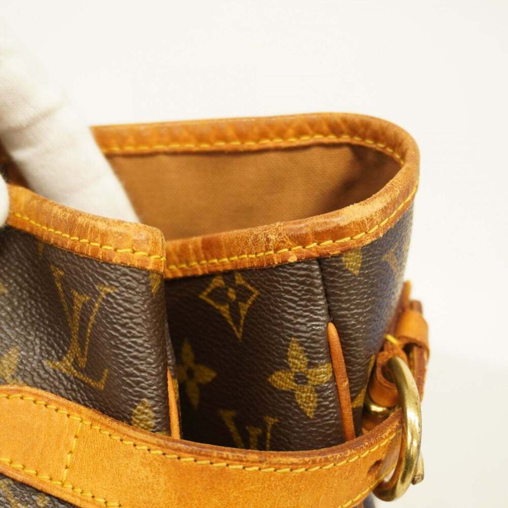 LOUIS VUITTON Authentic Brown Monogram Tote Bag - Picture 7 of 13